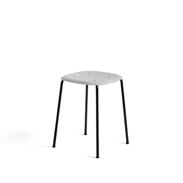 Soft Edge 70 krakk - soft grey, svart stål stativ - HAY