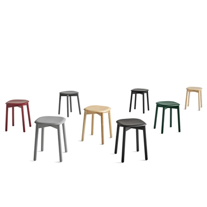 Soft Edge 72 krakk, Fall red-fall red eik understell HAY