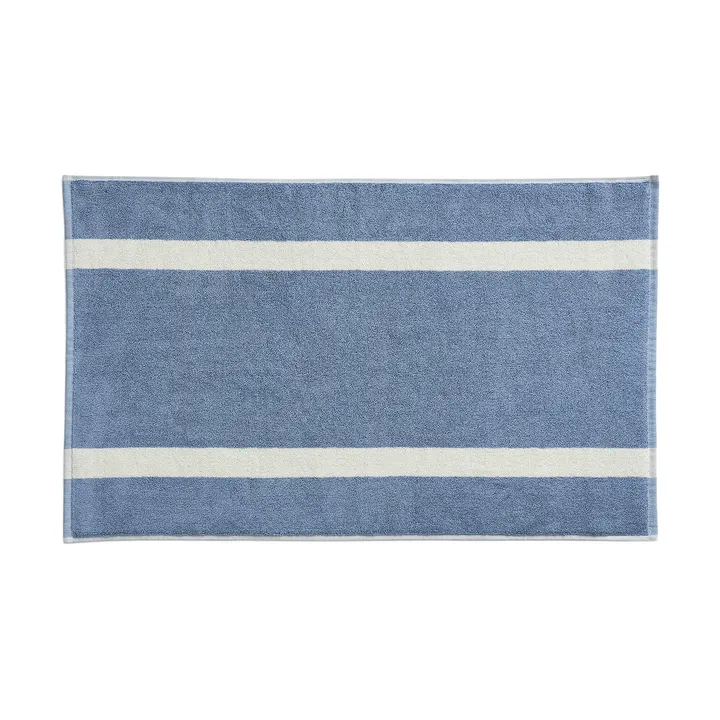 Stripe baderomsmatte - Dusty blue, 50×80 cm - HAY