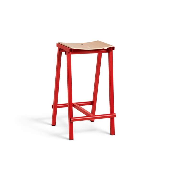 Taburete 8 low barstol 65 cm - Signal rød - HAY