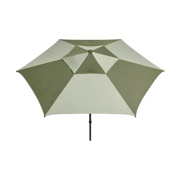 Terrazza Hexagon parasoll - Green-dark green - HAY
