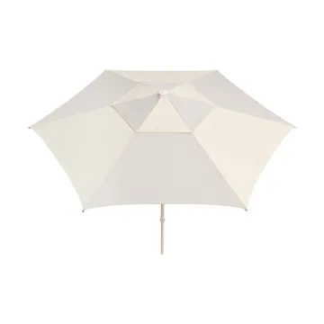 Terrazza Hexagon parasoll - Off-white -grey - HAY