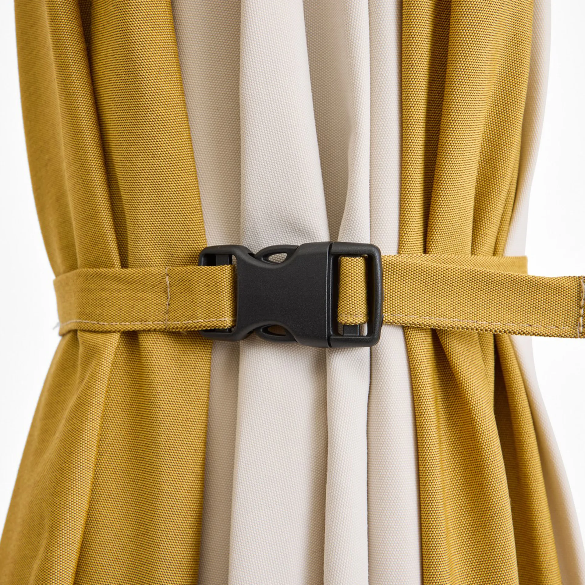 Terrazza Hexagon parasoll, Off white-ochre HAY