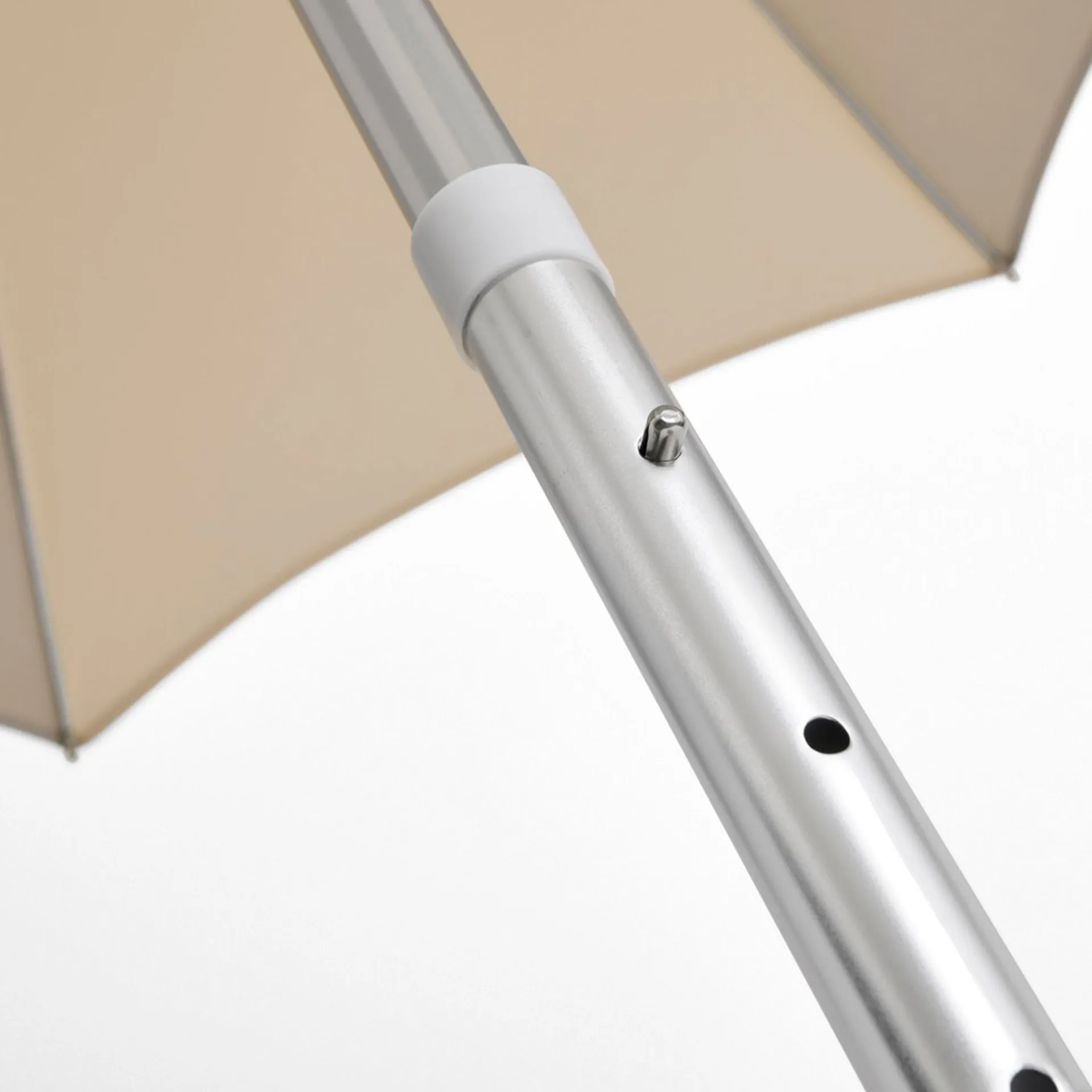 Terrazza Octagon parasoll, Off-white -grey HAY