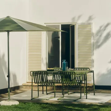 Terrazza Square parasoll - Green-dark green - HAY