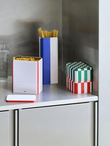 Tin Container oppbevaringsboks medium - Black-off white - HAY