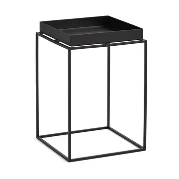 Tray Table medium brettbord - Black, 30x30x44 cm - HAY
