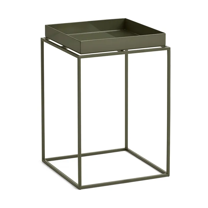 Tray Table medium brettbord - Olive green, 30x30x44 cm - HAY