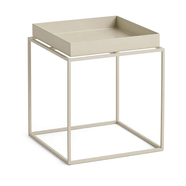 Tray Table medium brettbord - Warm beige, 30x30x34 cm - HAY