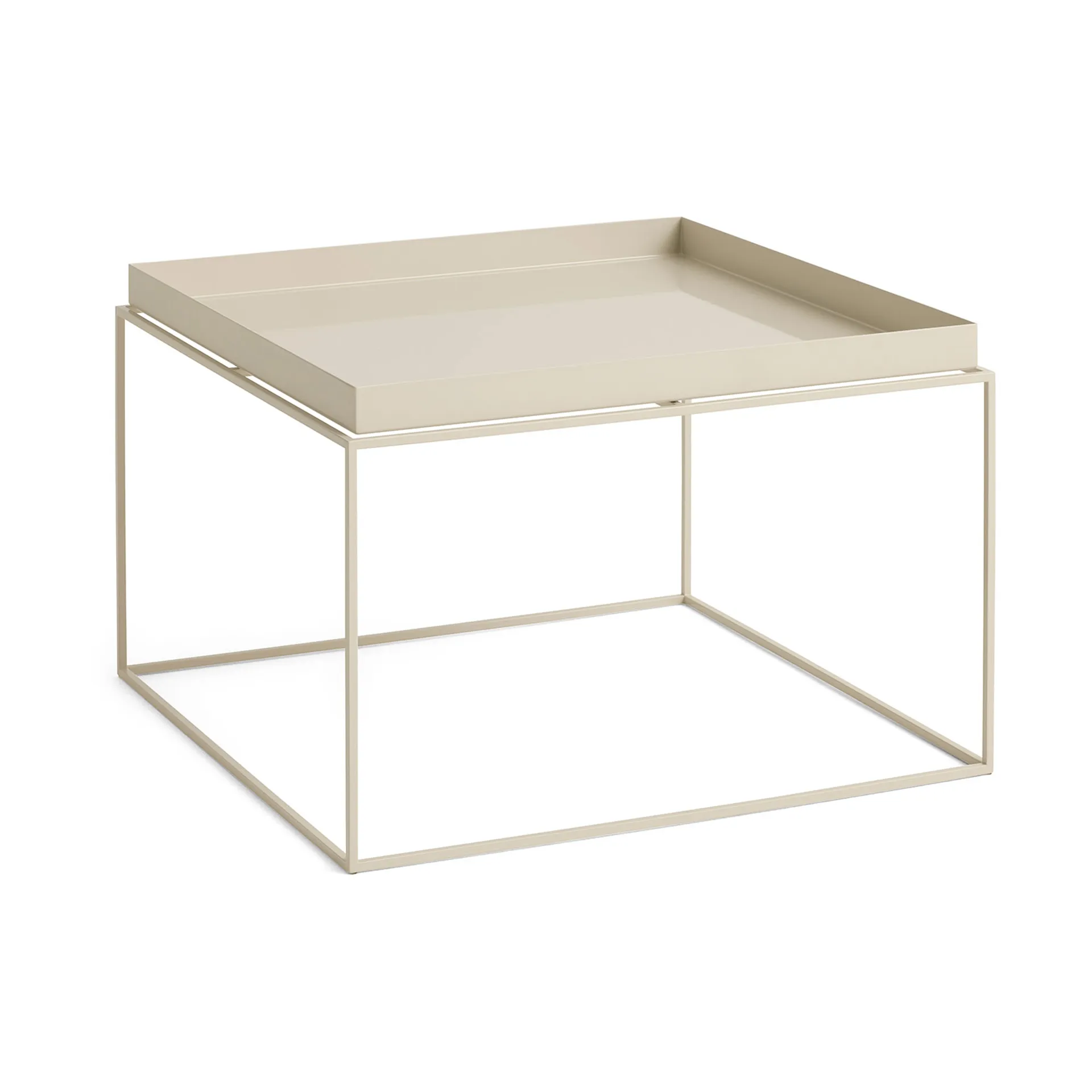 Tray Table medium brettbord, Warm beige, 60x60x39 cm HAY