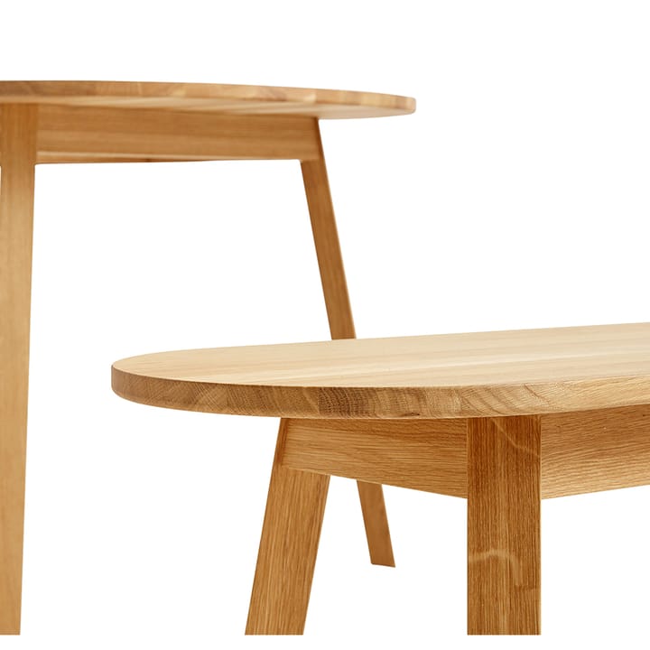 Triangle Leg benk, eik olje, 200 cm HAY