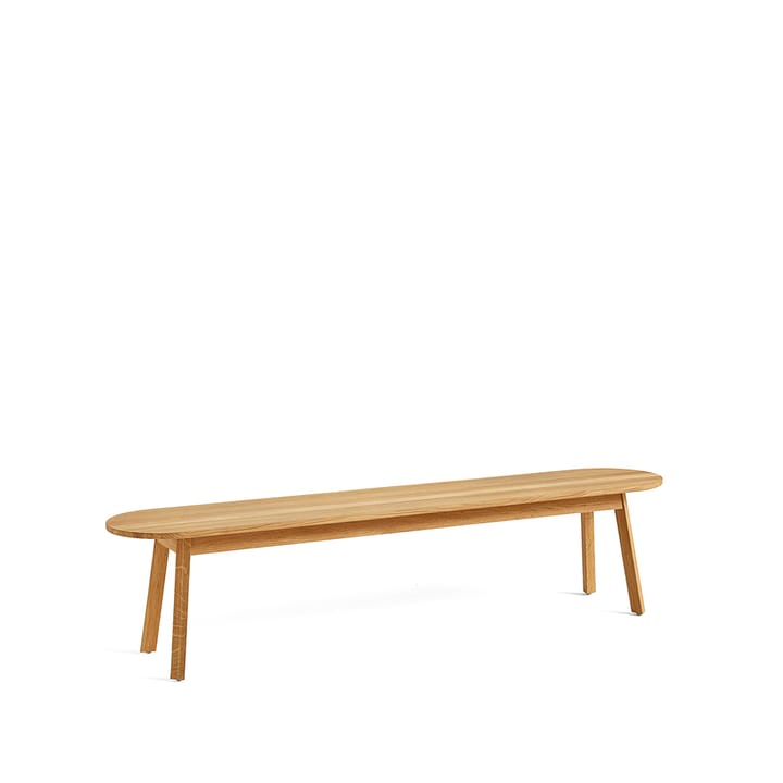 Triangle Leg benk - eik olje, 200 cm - HAY