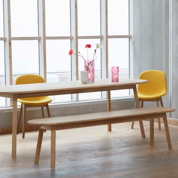 Triangle Leg benk - water-based lacquered oak, 150 cm - HAY