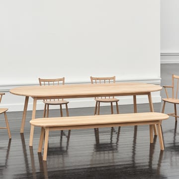 Triangle Leg spisebord - eik olje, 250x85 cm - HAY