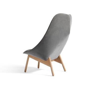 Uchiwa Quilt loungestol - Magnesium-eik-bakside lola warm grey - HAY