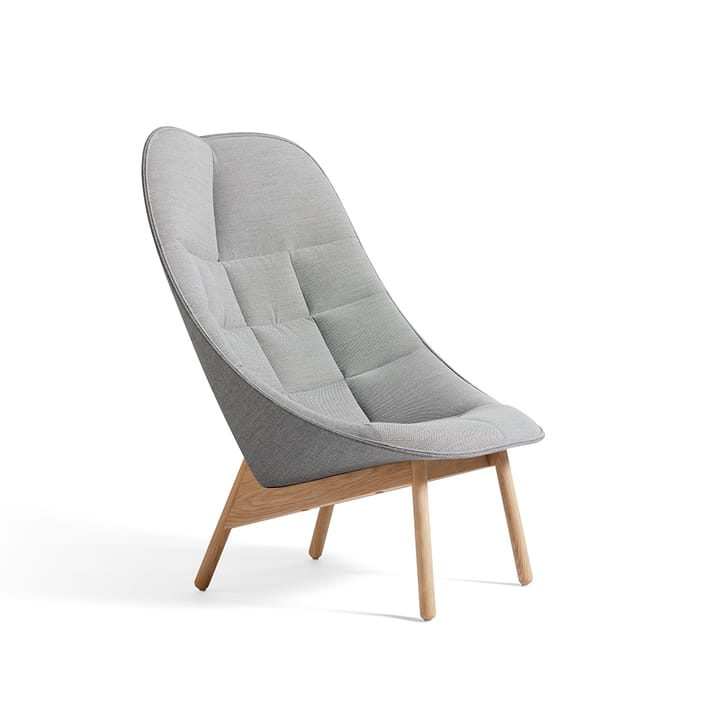 Uchiwa Quilt loungestol - Steelcut trio 133 grey-ek-baksida remix 143 - HAY