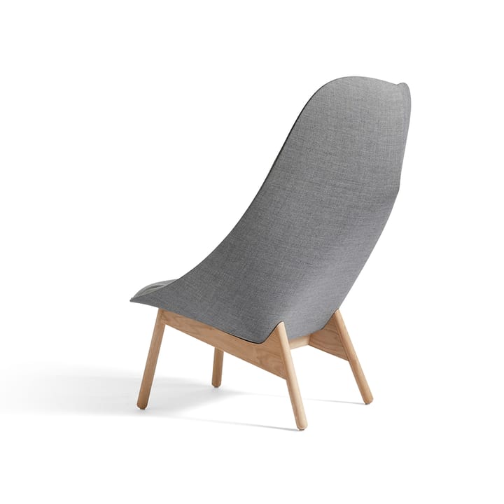 Uchiwa Quilt loungestol, Steelcut trio 133 grey-ek-baksida remix 143 HAY