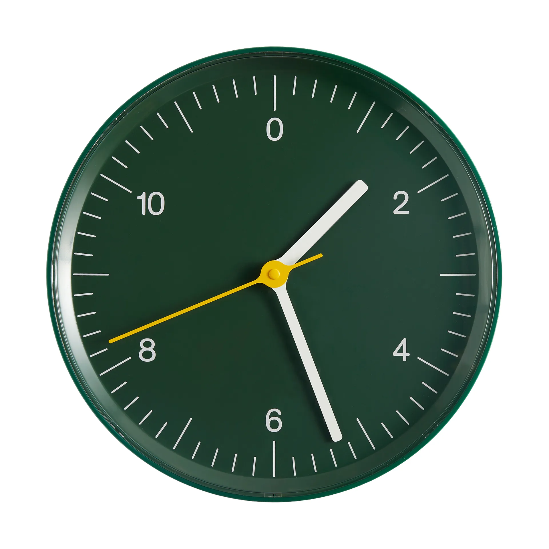 Wall Clock veggklokke Ø 26,5 cm, Green HAY