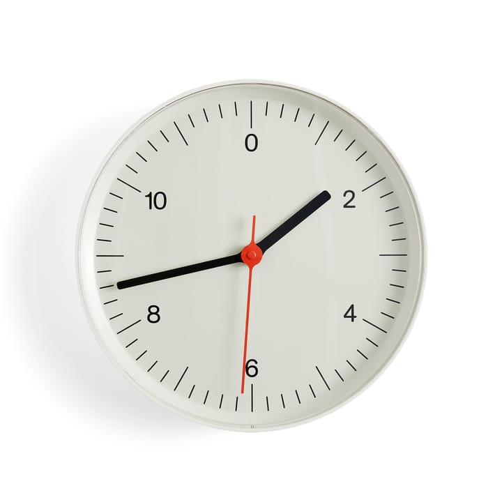 Wall Clock veggklokke Ø 26,5 cm - White  - HAY