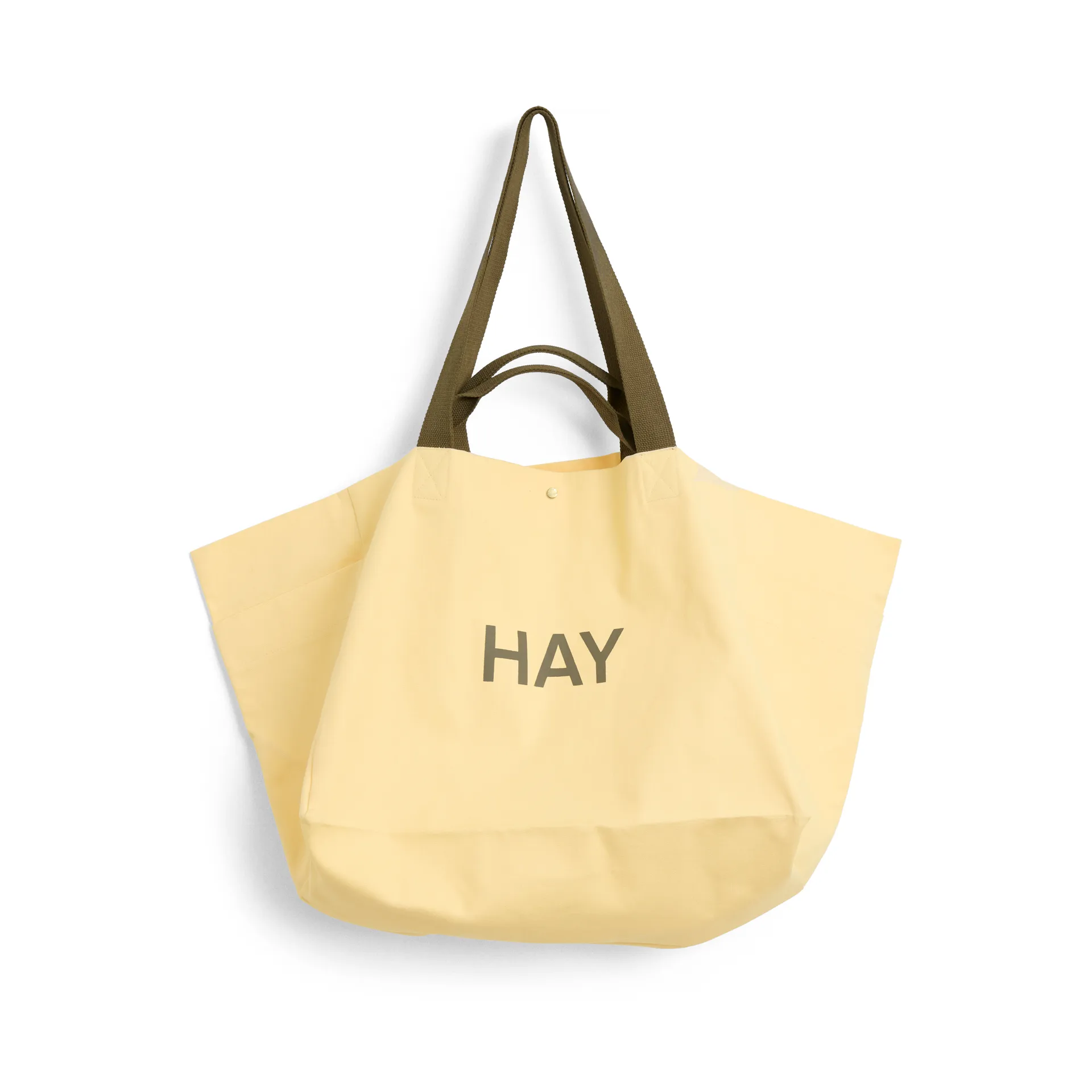 Weekend Bag Organic veske L, Soft yellow HAY