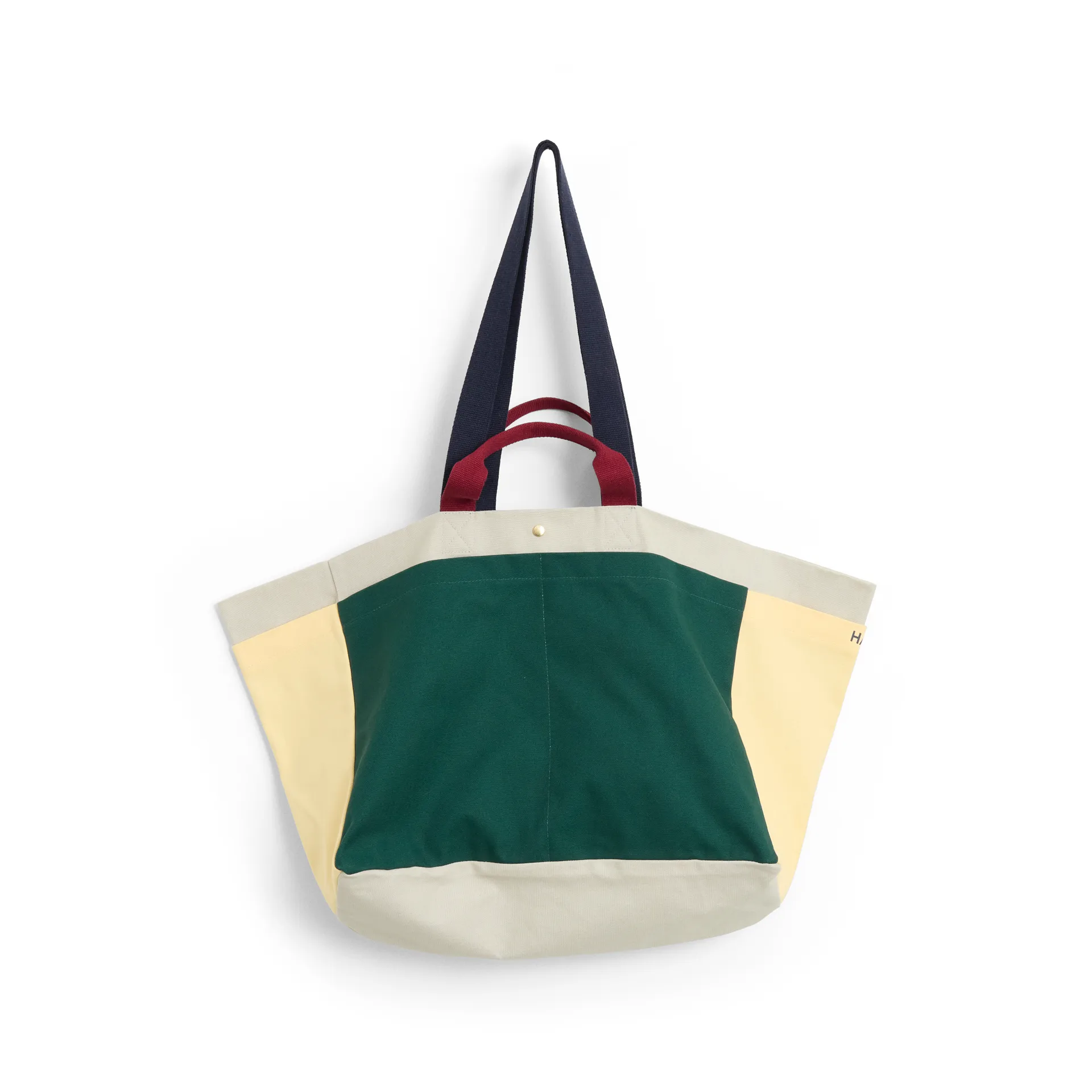 Weekend Bag Organic veske M, Dark green multi HAY