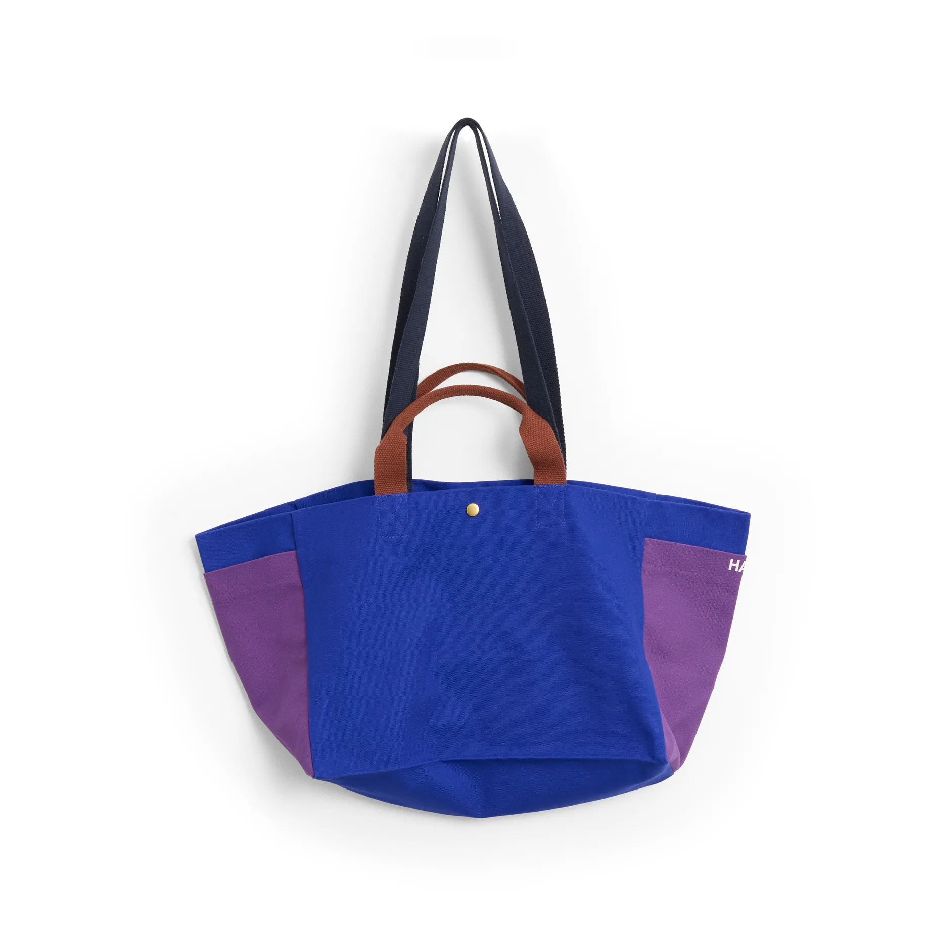 Weekend Bag Organic veske S, Electric blue multi HAY