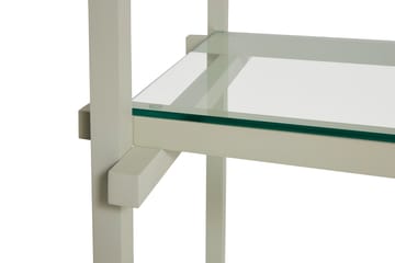 Woody Column hylle - Bøk-clear glass, low - HAY
