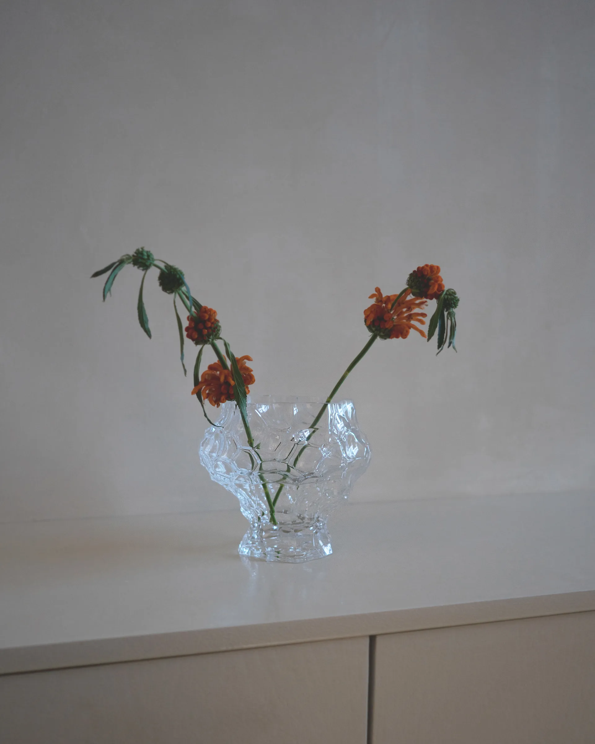 Canyon medium vase 18 cm, Clear Hein Studio