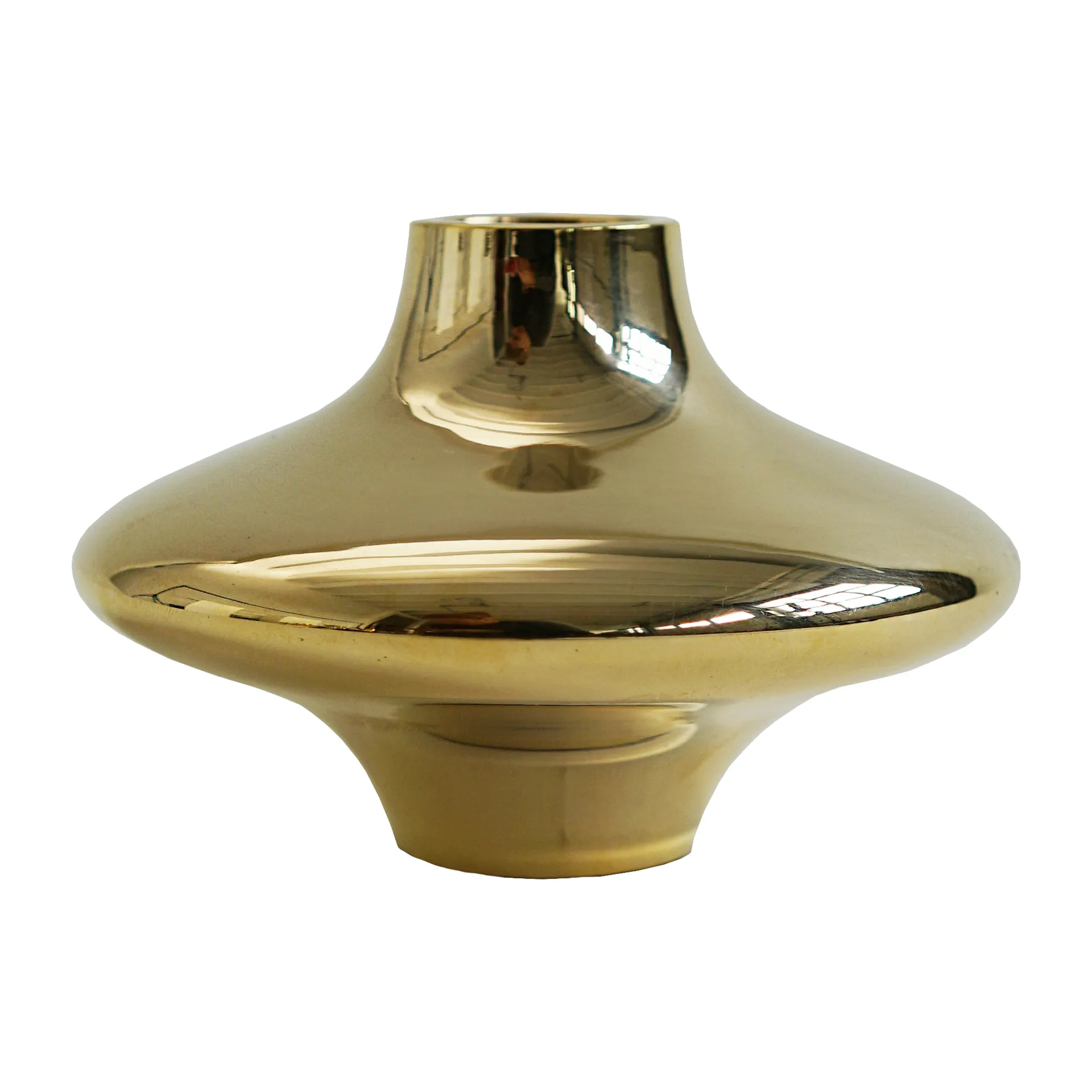 Doublet no. 01 liten lysholder, Brass Hein Studio