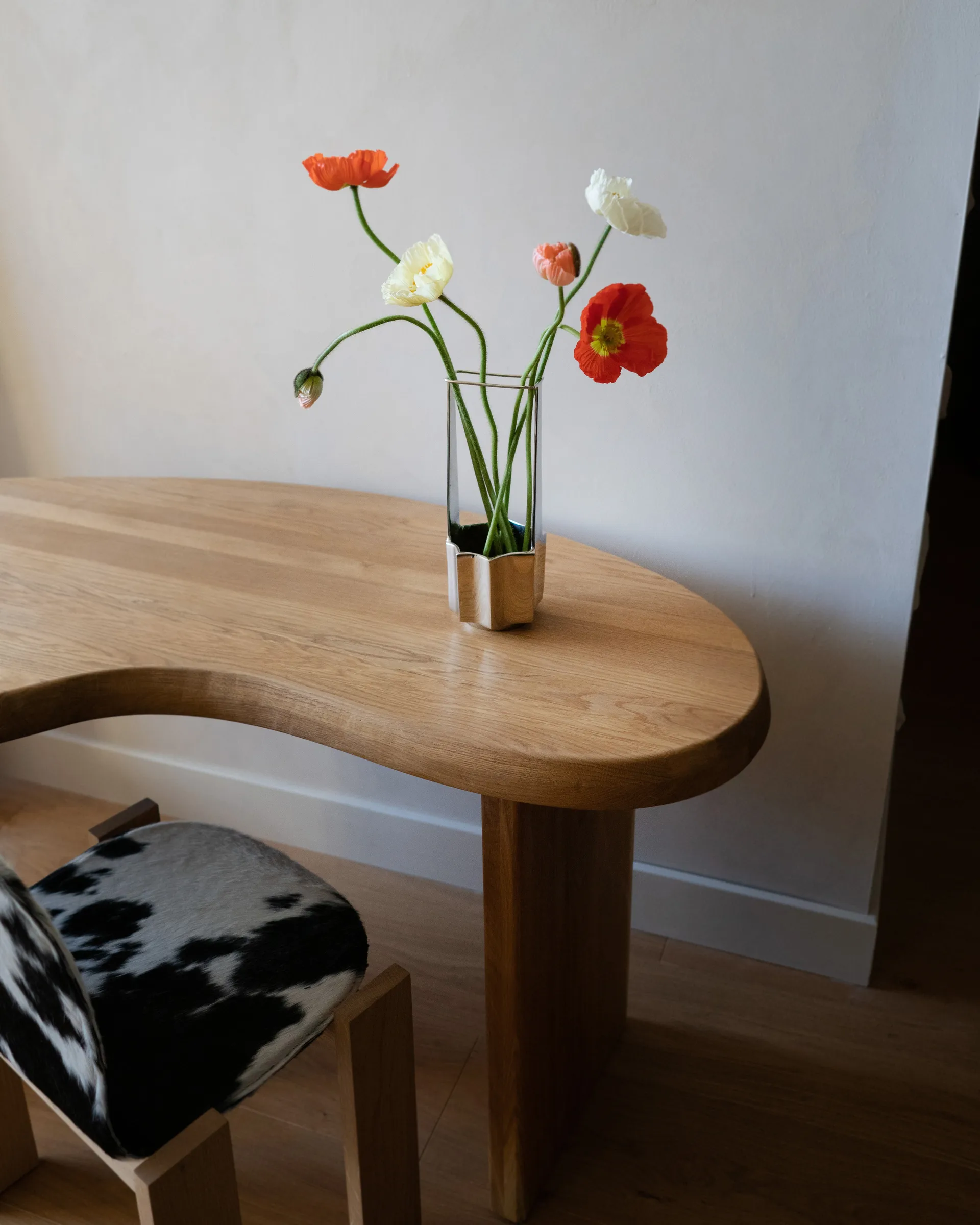 Ikebana vase 30 cm, Messing Hein Studio