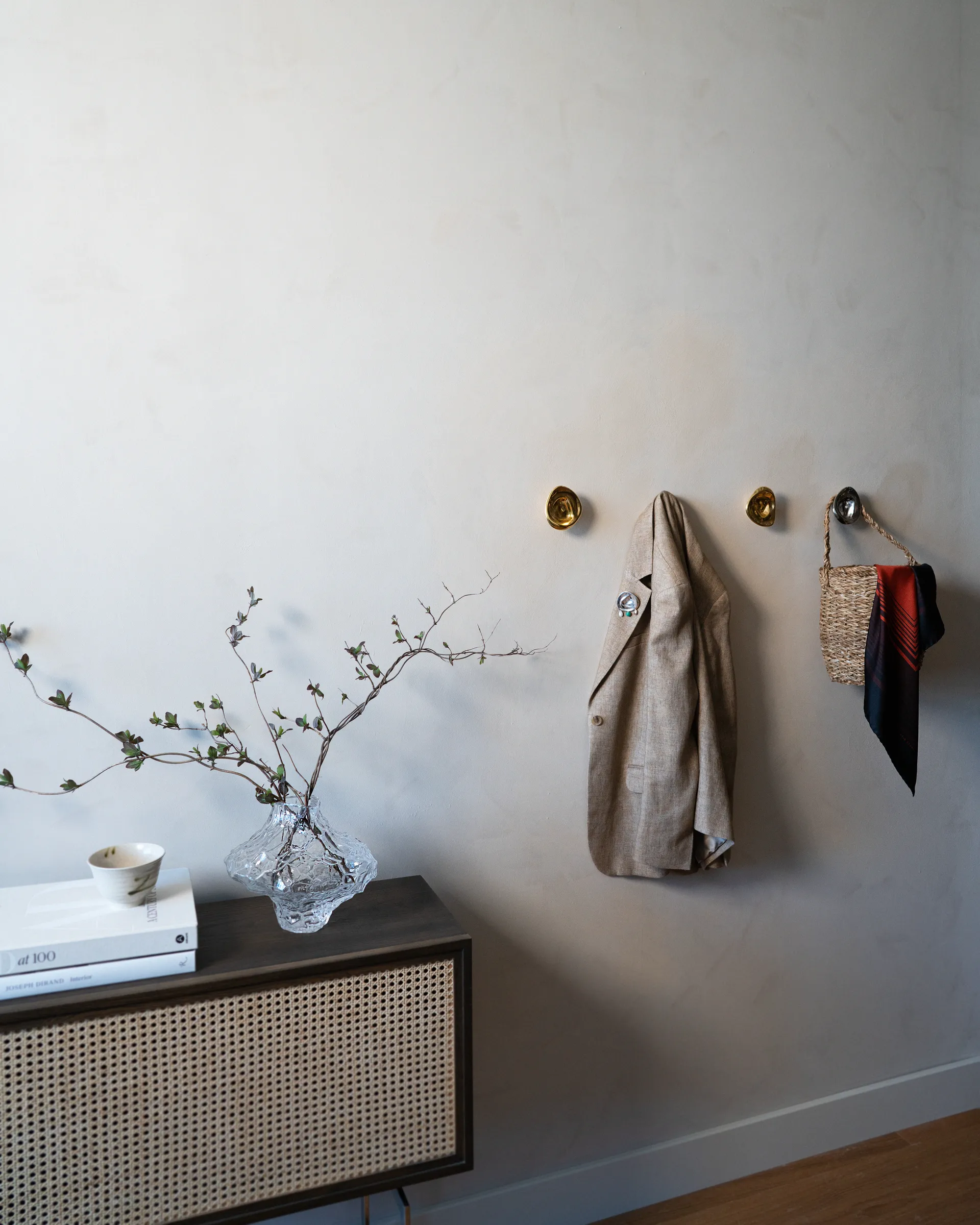 Ripple no. 02 stor knopp, Brass Hein Studio