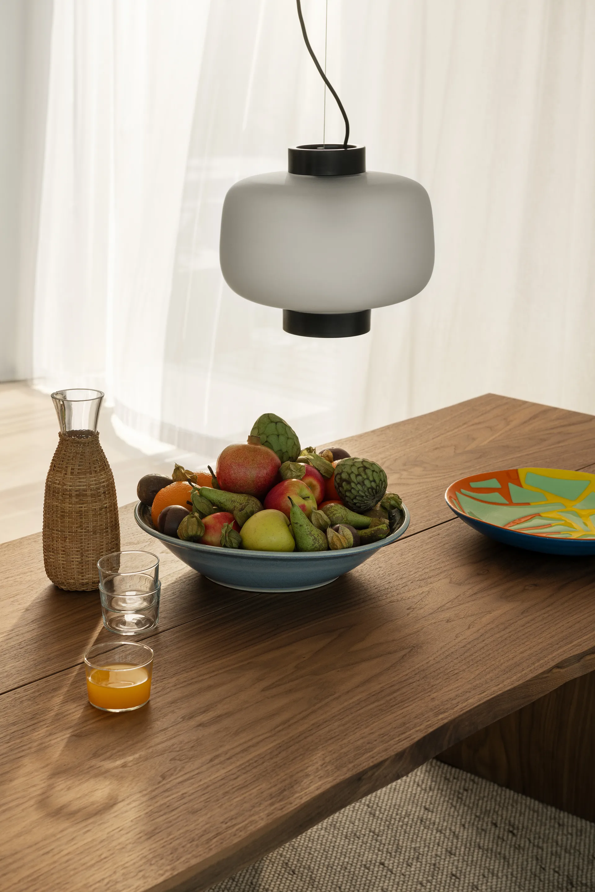 Bookmatch spisebord 220 cm, Valnøtt Hem