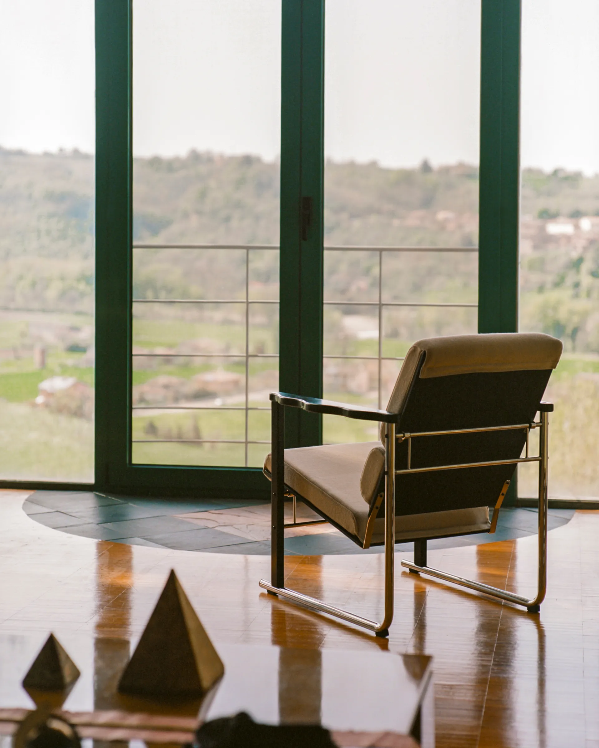 Experiment 501 loungelenestol, Green-light beige Hem