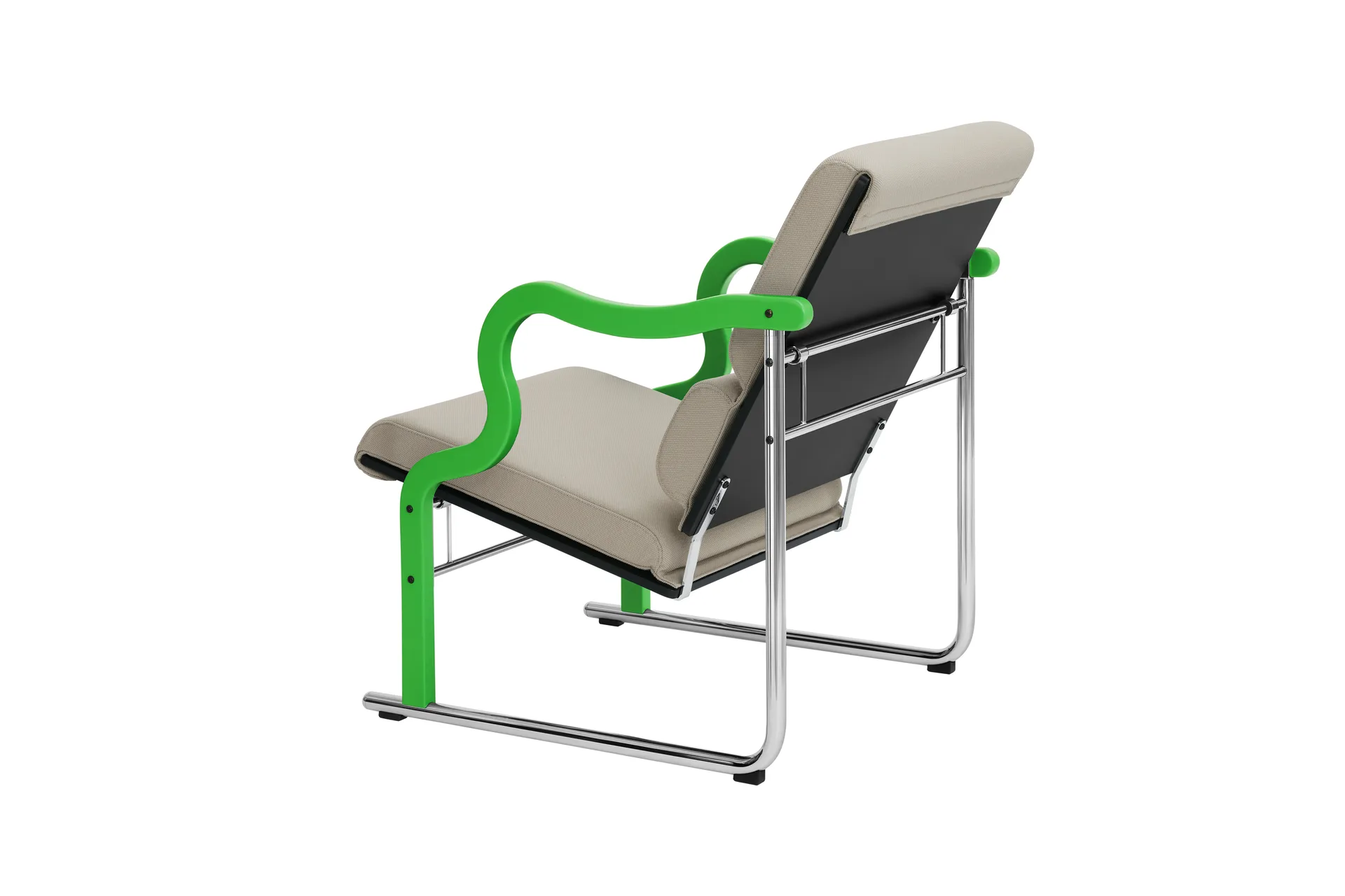 Experiment 501 loungelenestol, Green-light beige Hem