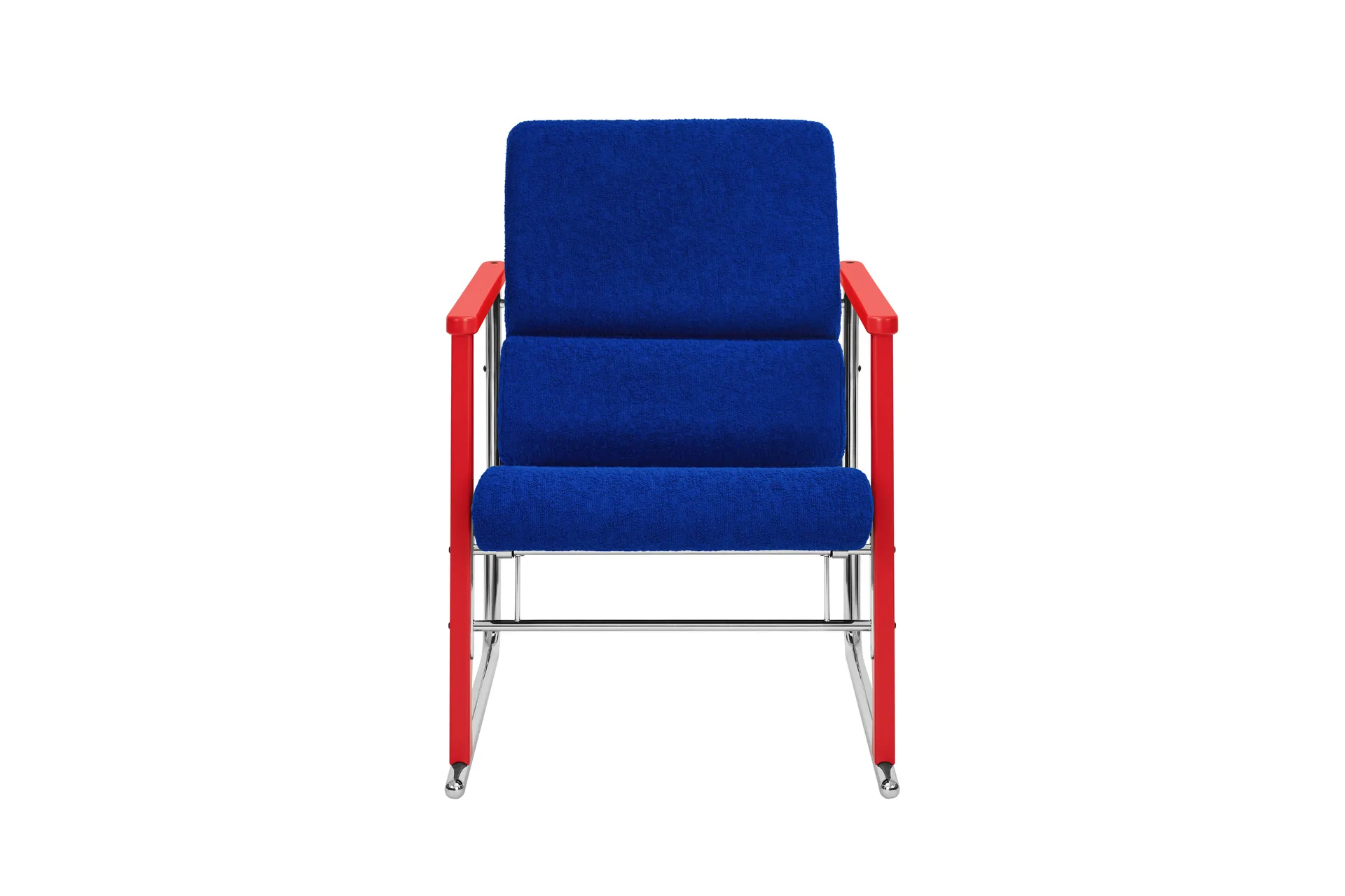 Experiment 503 loungelenestol, Red-ultramarine Hem