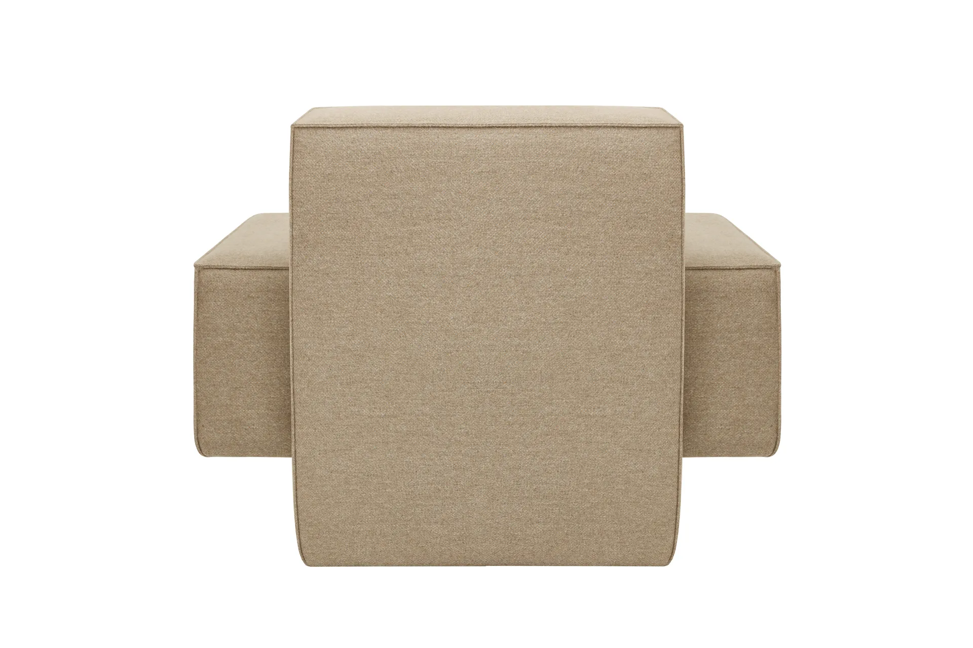 Hunk loungelenestol med armlene, Beige Hem