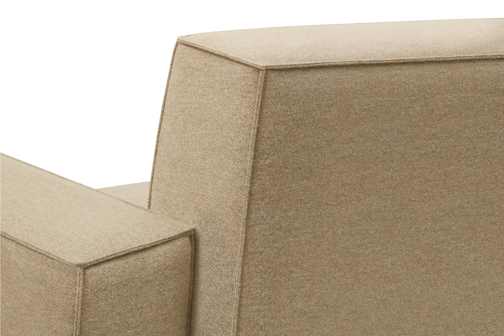 Hunk loungelenestol med armlene, Beige Hem