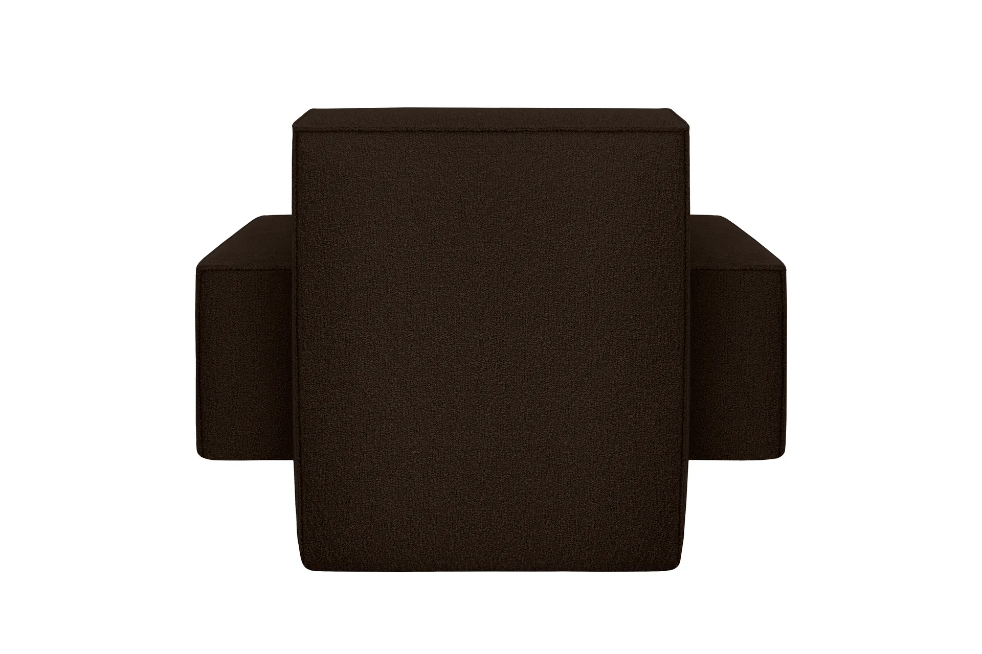 Hunk loungelenestol med armlene, Chocolate Hem