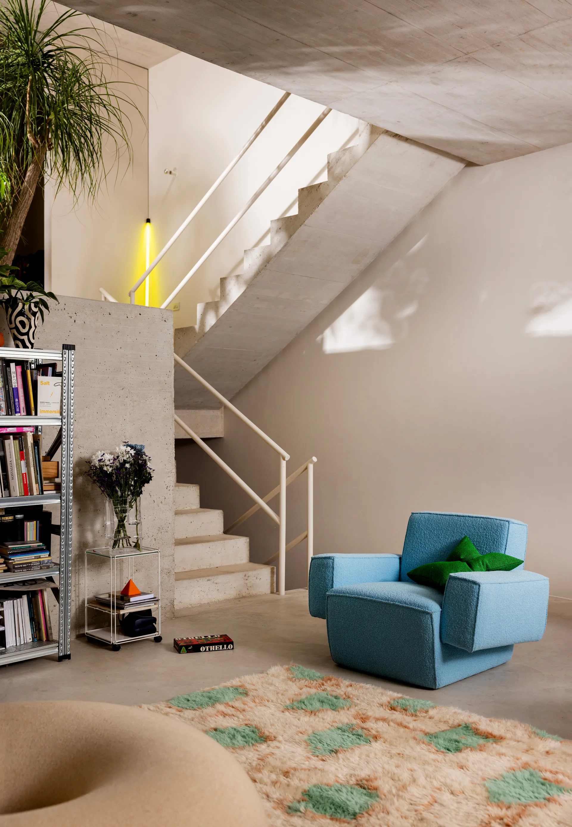 Hunk loungelenestol med armlene, Icicle Hem