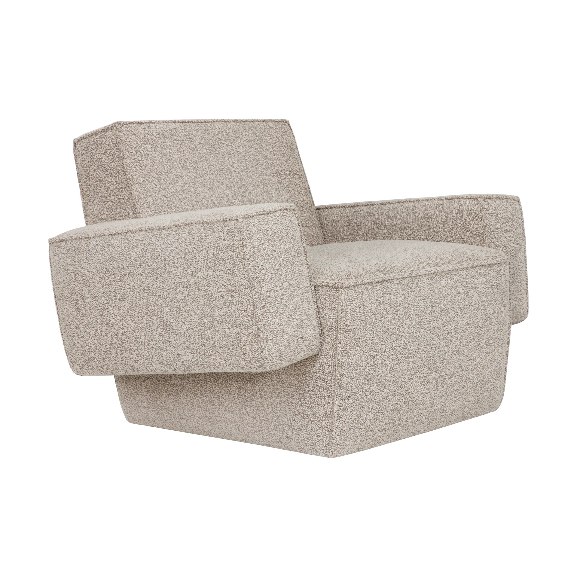 Hunk loungelenestol med armlene, Swan Hem