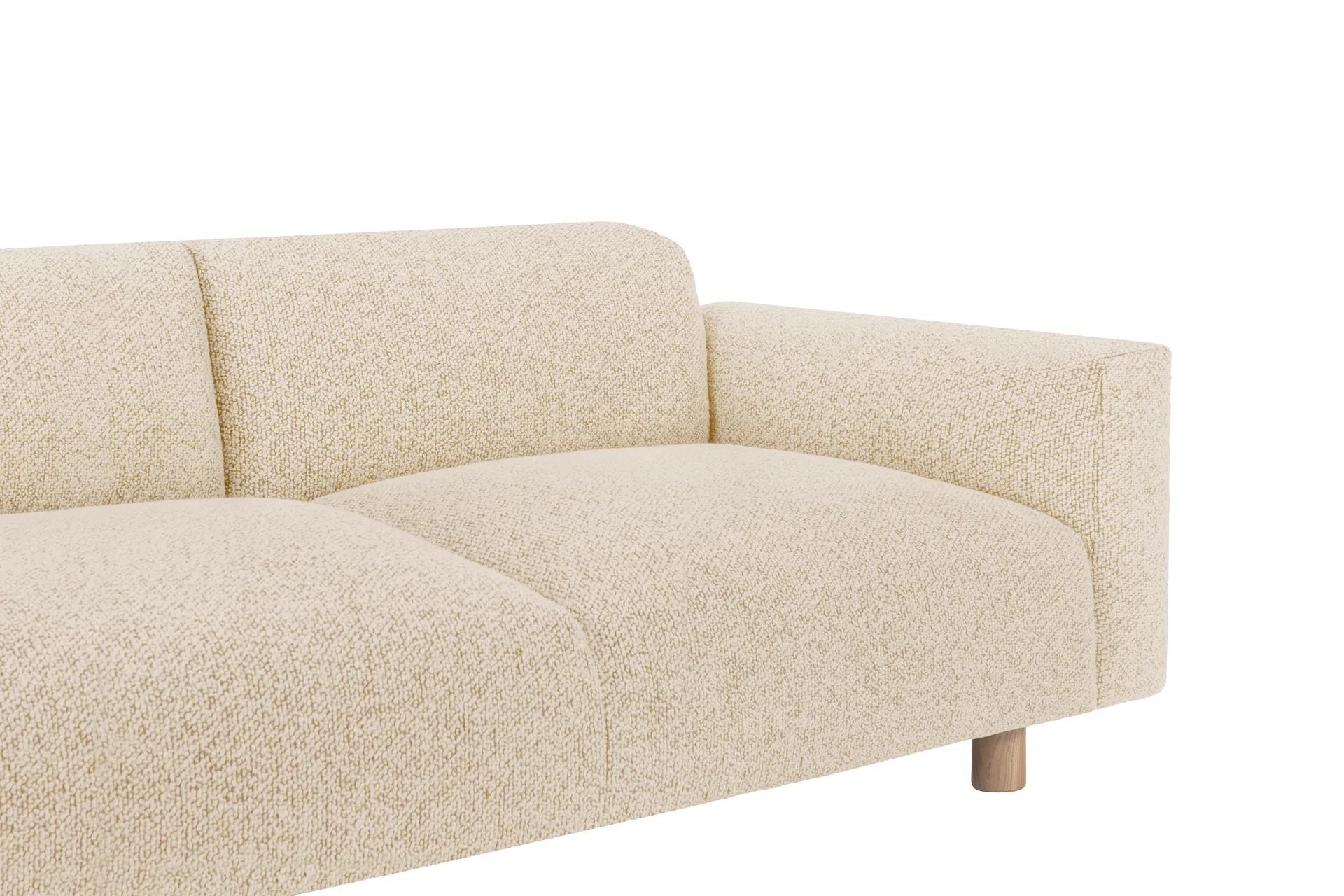 Koti 2-seters sofa 200 cm, Eggshell Hem