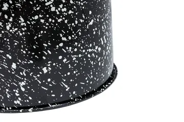 Last rund krakk Ø32x44 cm - Black-white splatter - Hem