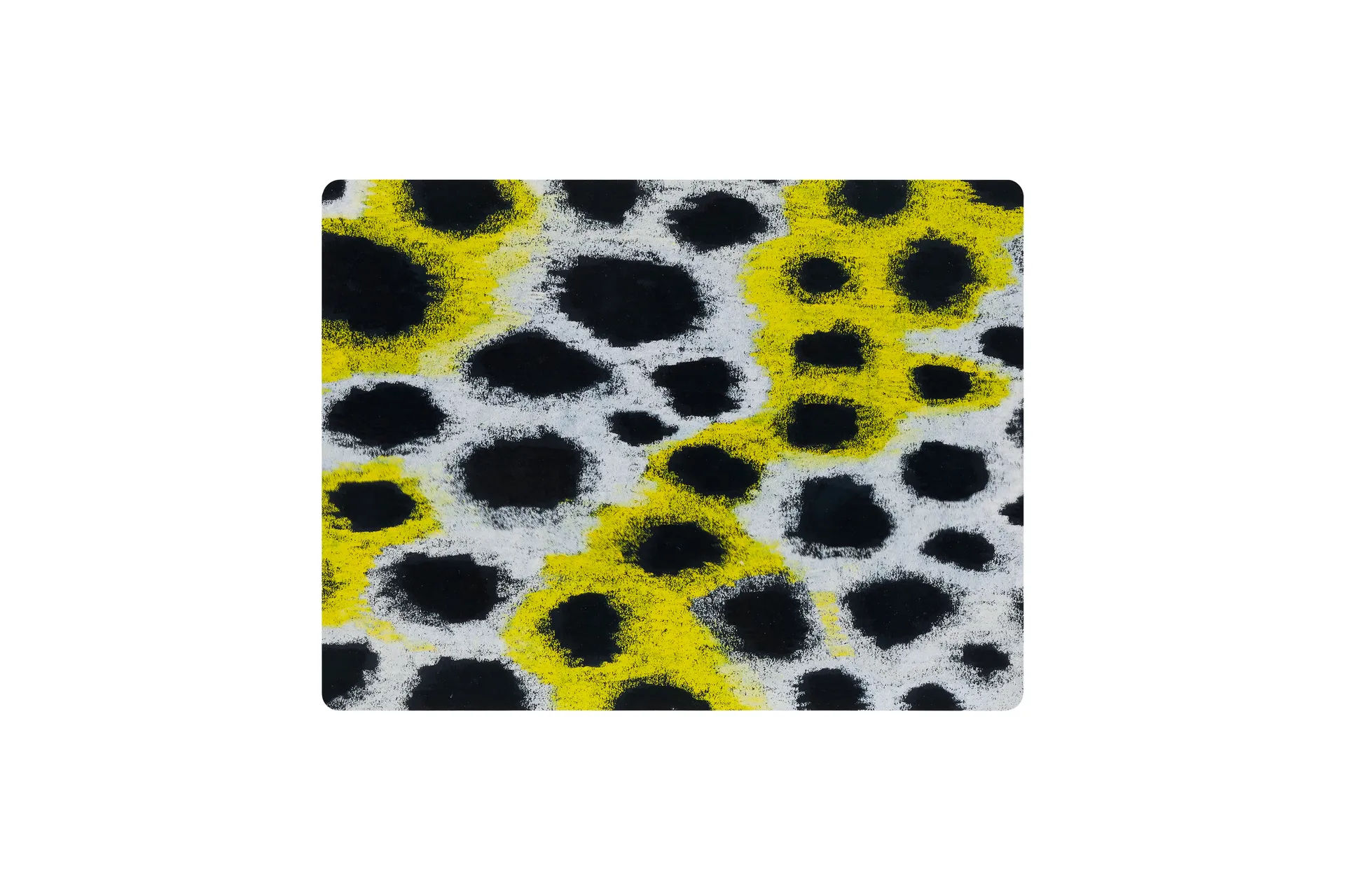 Monster spisebrikke 30x40 cm 2-pakning, White-yellow-black Hem