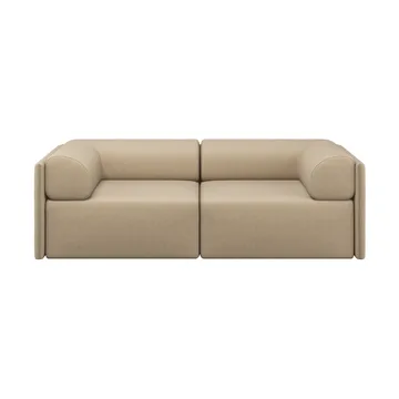 Palo Block 2-seters sofa med armlene Low 200 cm - Beige - Hem