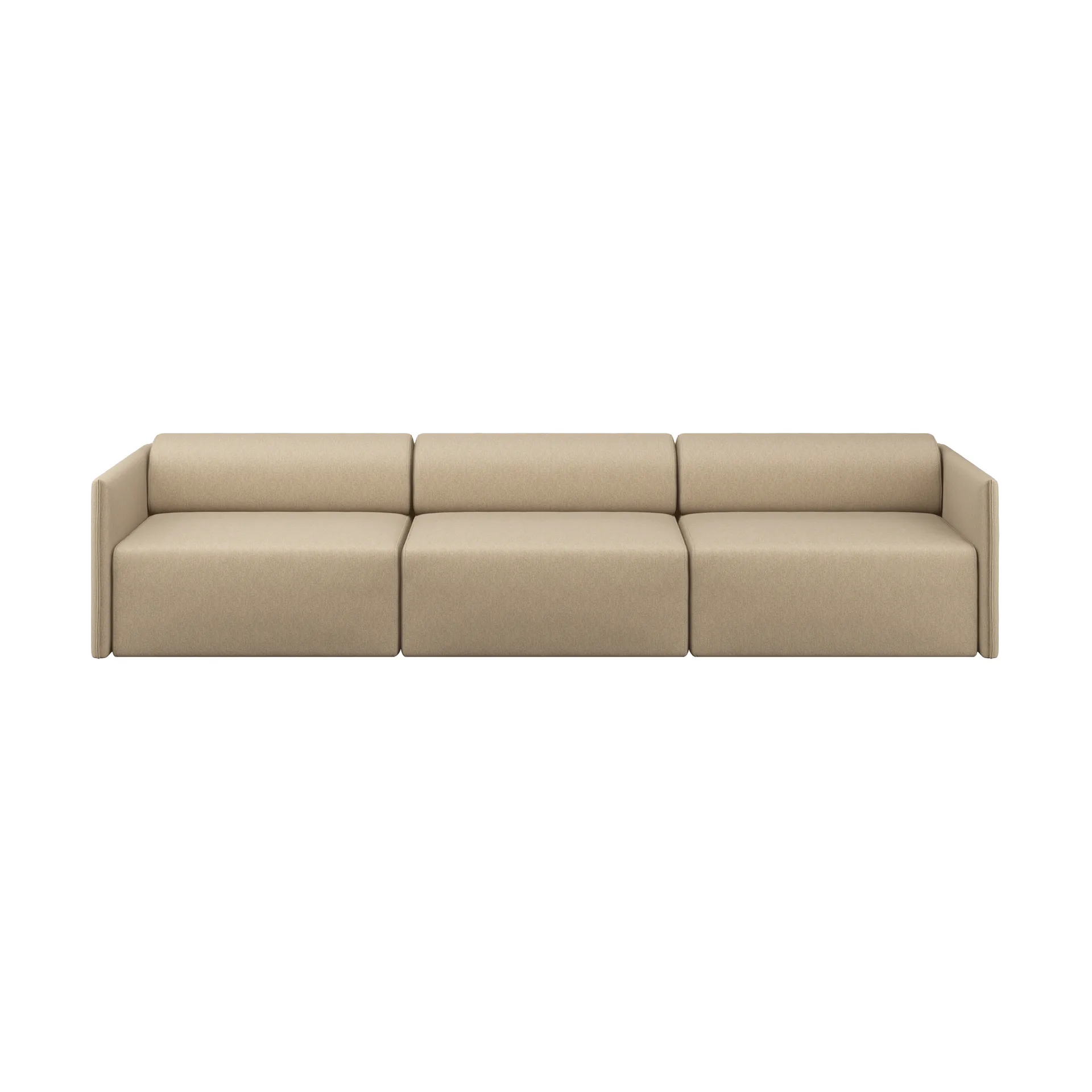 Palo Block 3-seters sofa Low 295 cm, Beige Hem