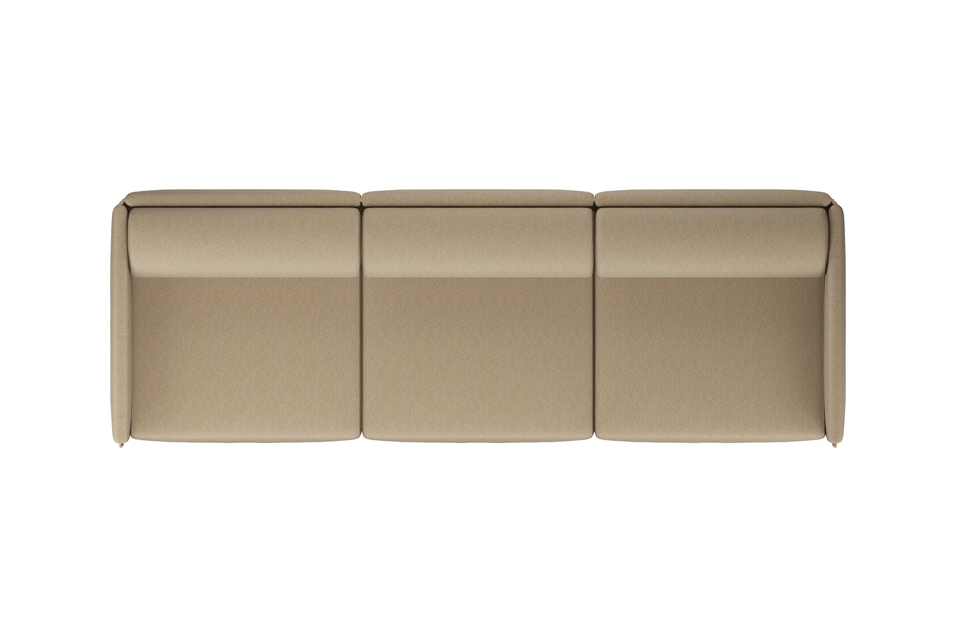Palo Block 3-seters sofa Low 295 cm, Beige Hem