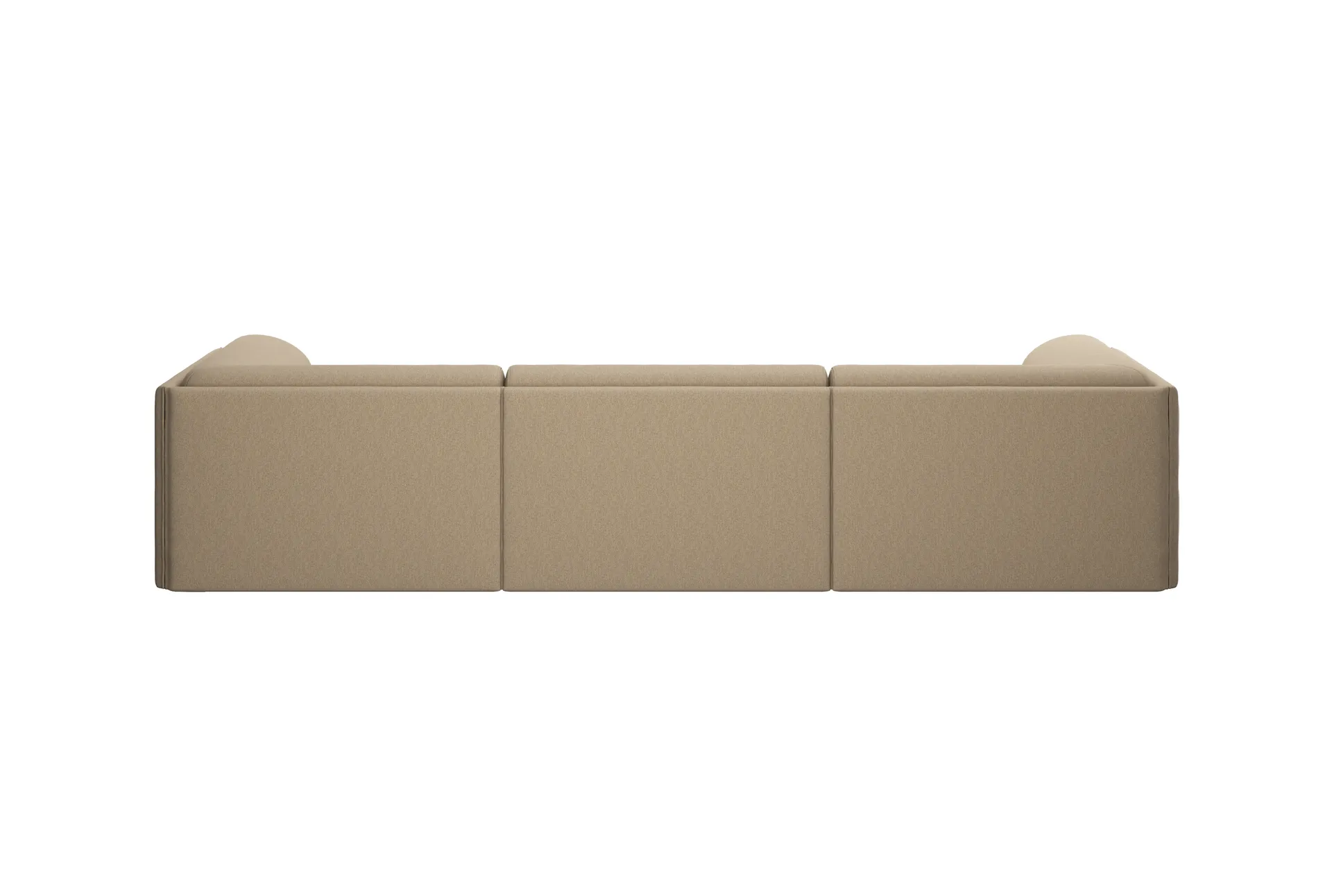 Palo Block 3-seters sofa med armlene Low 295 cm, Beige Hem