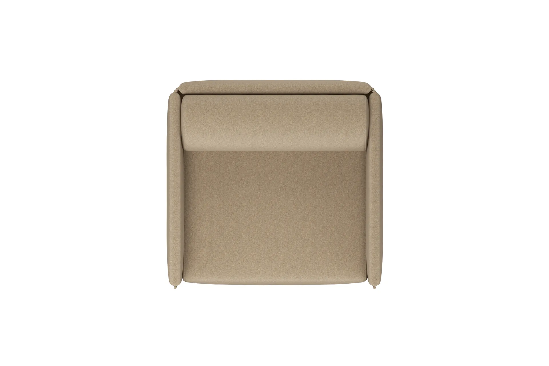 Palo Block Single-seater lenestol Low, Beige Hem