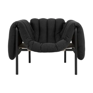 Puffy loungelenestol - Anthracite-black grey - Hem