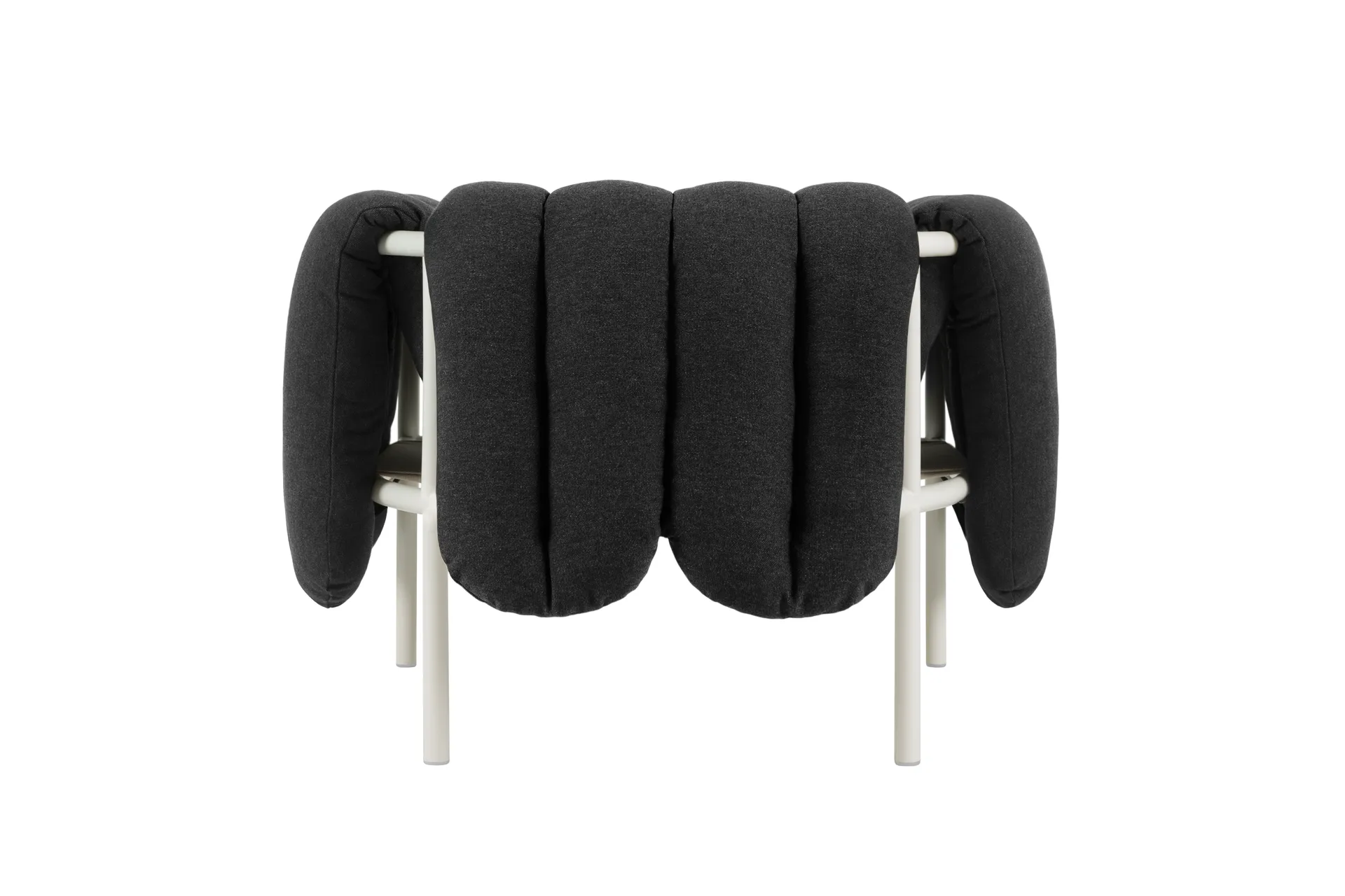 Puffy loungelenestol, Anthracite-cream Hem